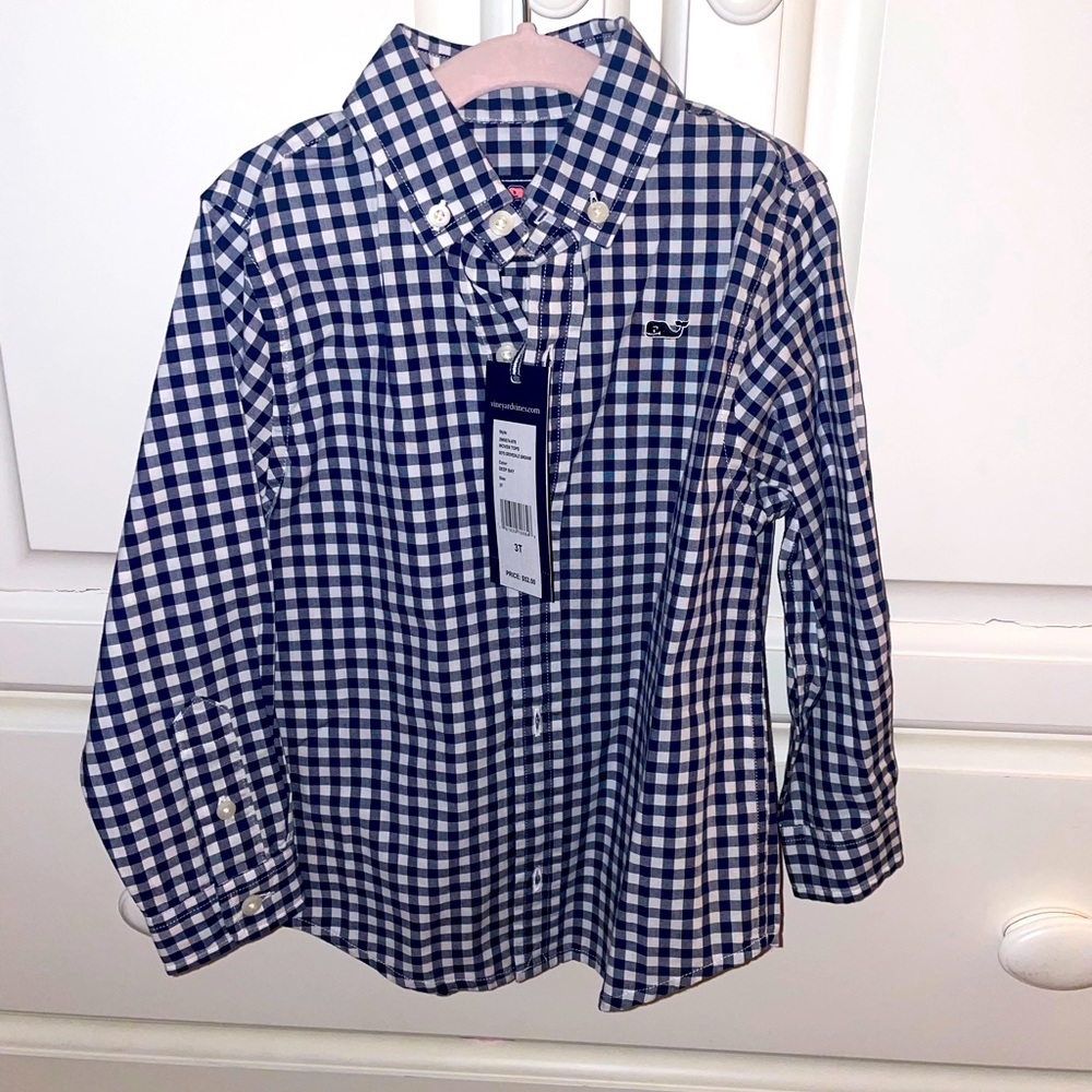 NWT boys Vineyard Vines button down shirt 3T